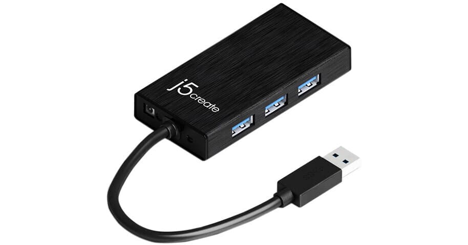 j5create 3-Port USB 3.1 Gen 1 Multi-Adapter Hub with Ethernet Port