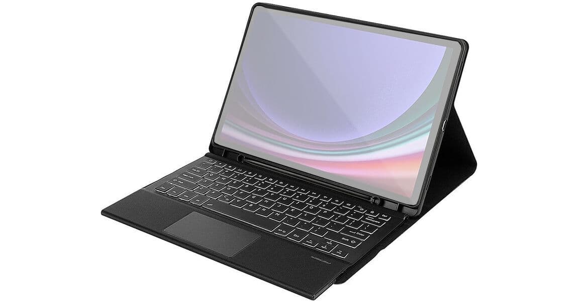 Sahara Case Navigate Series Keyboard Folio Case for Samsung Galaxy Tab S10+, Tab S9+, and Tab S9 FE+