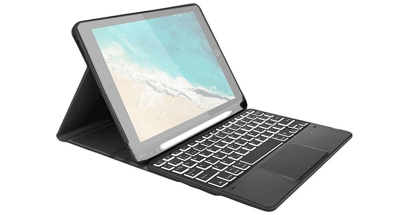 Sahara Case Navigate Series Keyboard Folio Touchpad Case for 10.2" iPad Pro M4