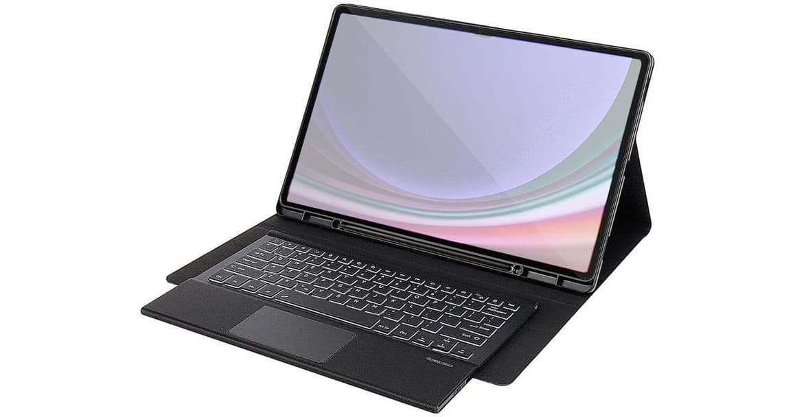 Sahara Case Navigate Series Keyboard Folio Case for Samsung Galaxy Tab S10 Ultra and Tab S9 Ultra