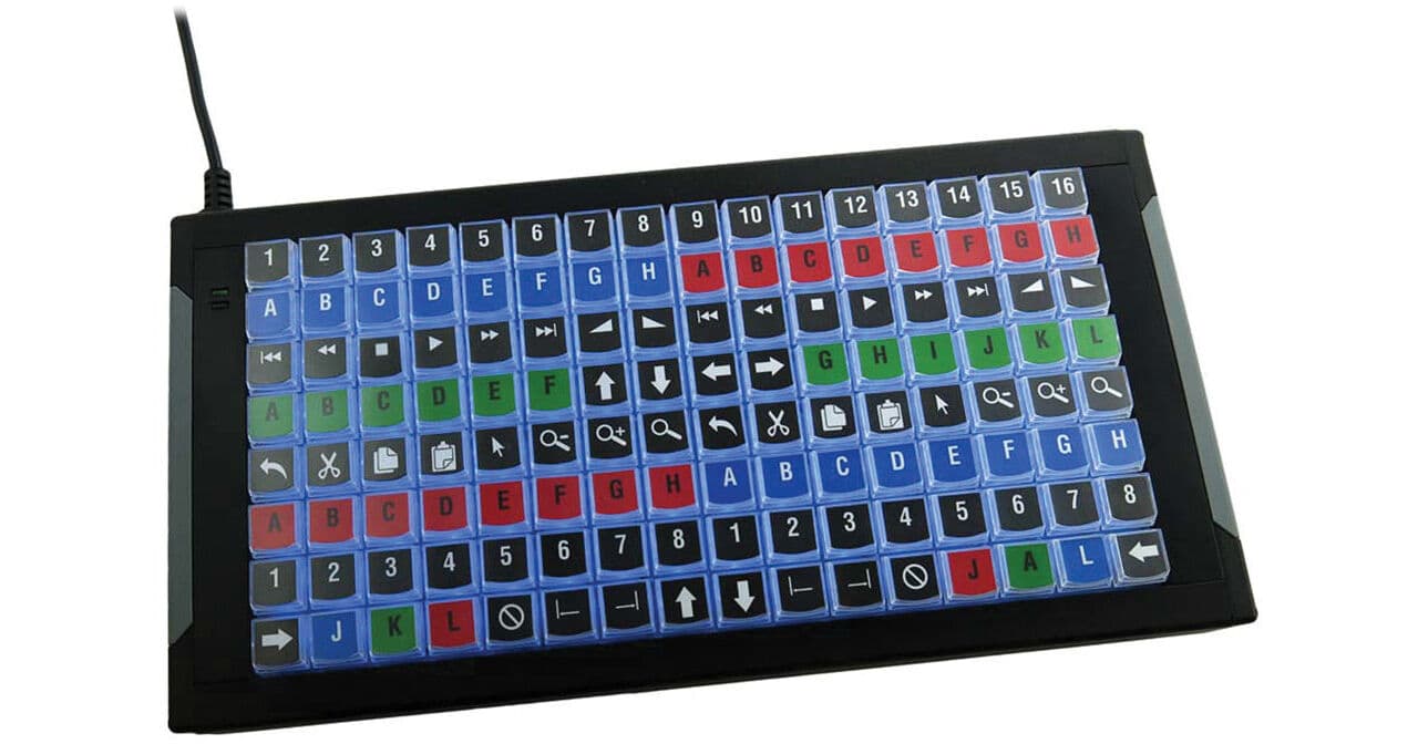 X-keys XK-128 Customizable USB Keyboard