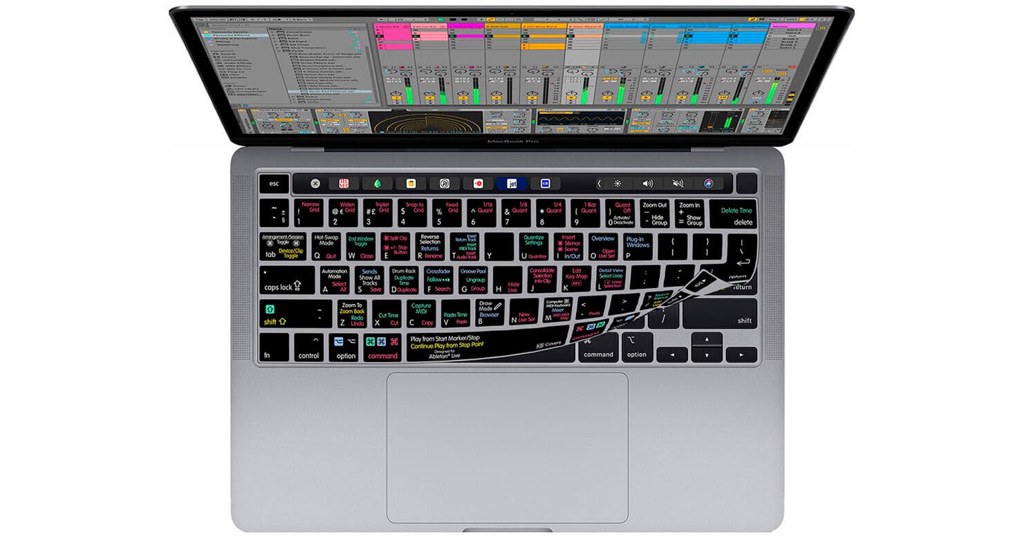 KB Covers Ableton Live Keyboard Cover for MacBook Pro 13" (2020 and Later) and 16" (2019 and Later)
