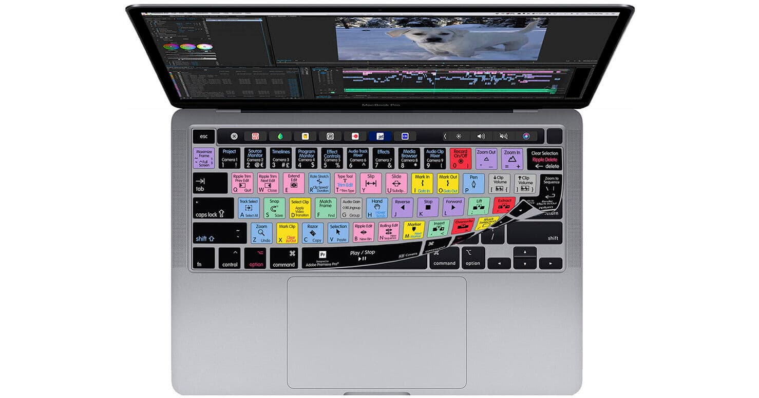KB Covers Premiere Pro Keyboard Cover for MacBook Pro 13" (2020 and Later) and 16" (2019 and Later)