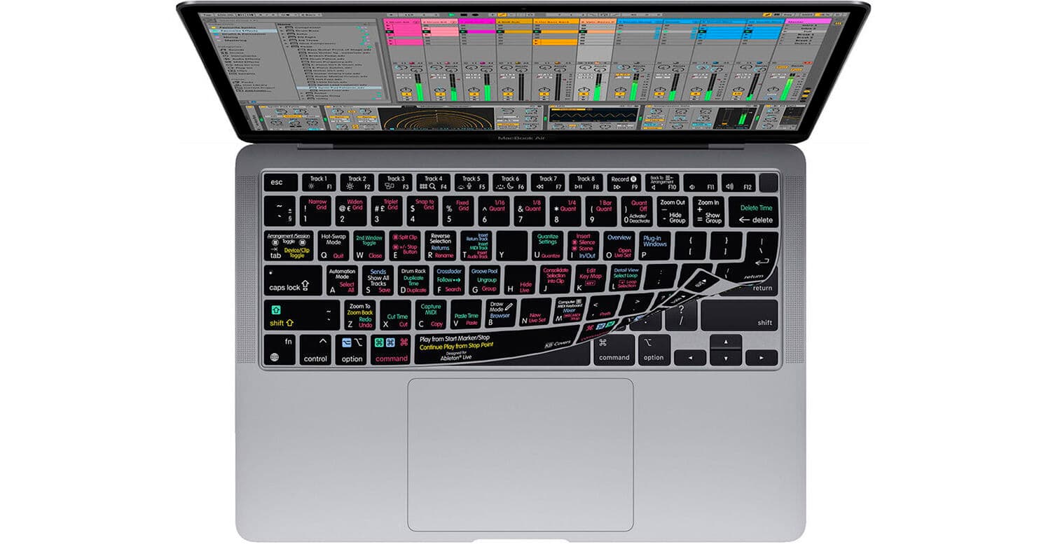 KB Covers Ableton Live Keyboard Cover for 13" MacBook Air (2020 and Later)