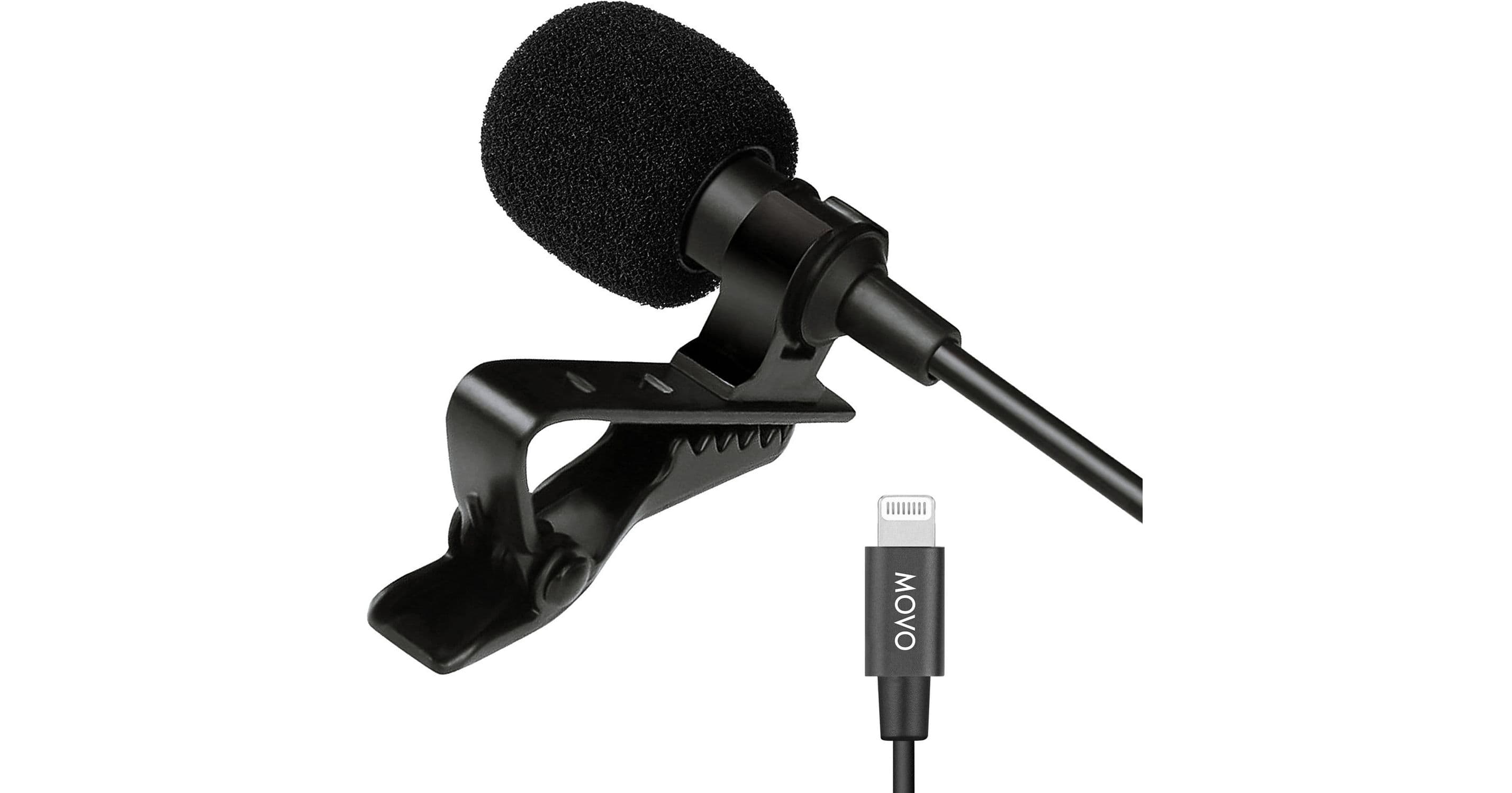 Movo Photo iLav Digital Omnidirectional Lavalier Microphone with Lightning Connector