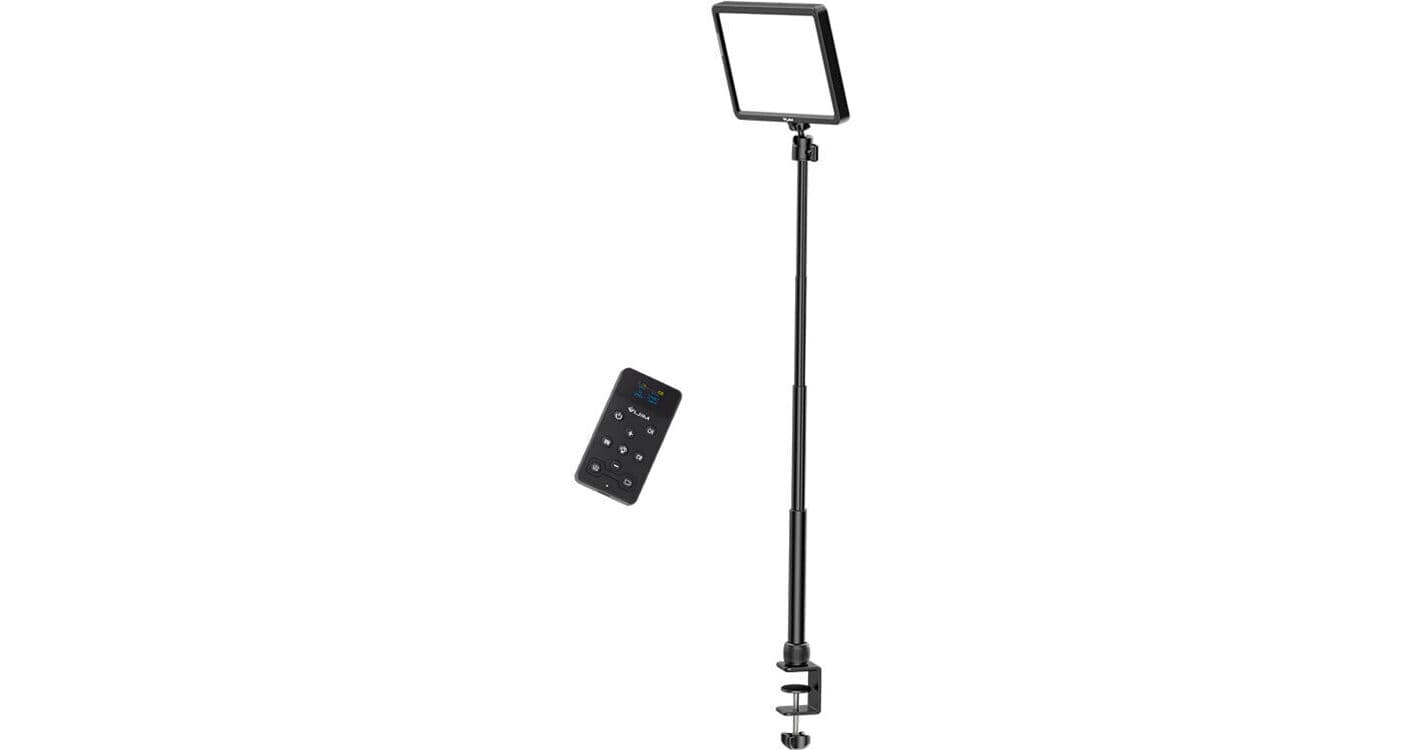 VIJIM K22 Daylight LED Key Light with Clamp Stand and Remote Control