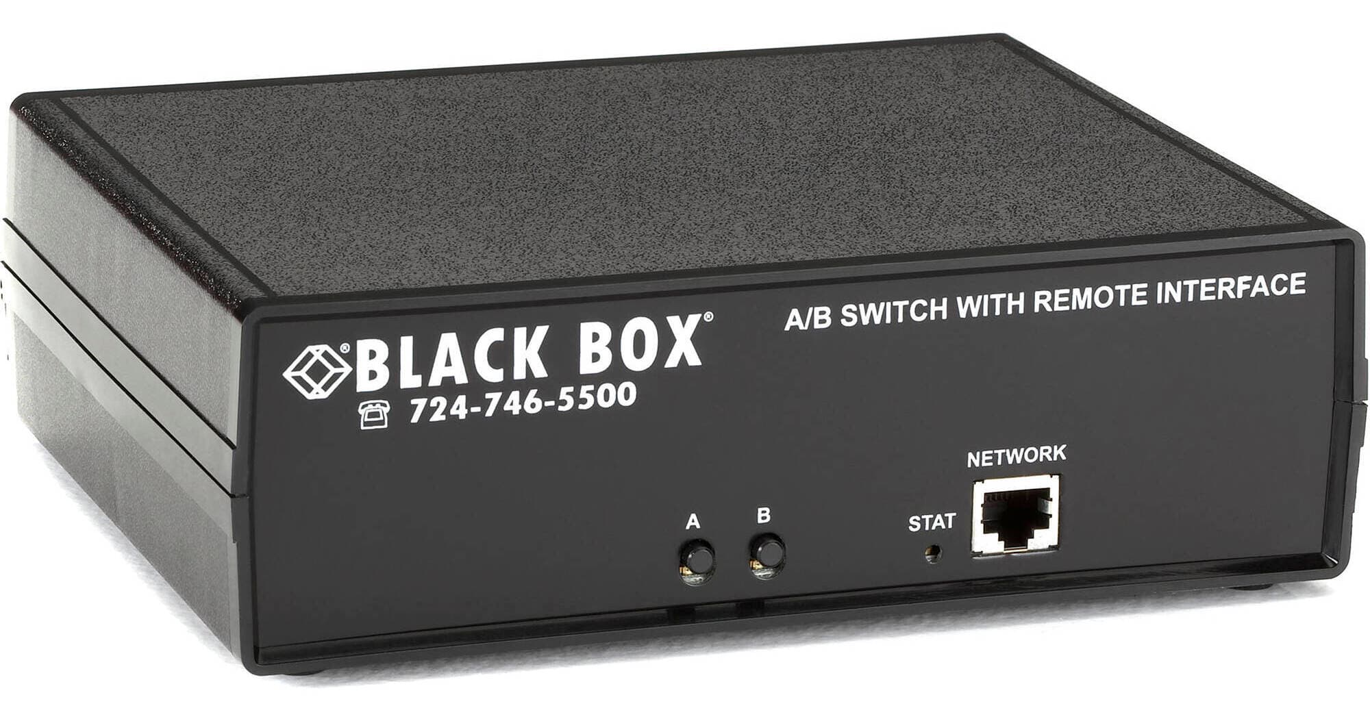 Black Box SW1041A Cat 6 A/B Switch with Remote Interface