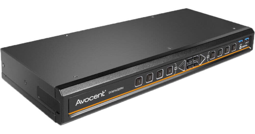 Vertiv Avocent SVM140DPH 4-Port Desktop Matrix KVM Switch