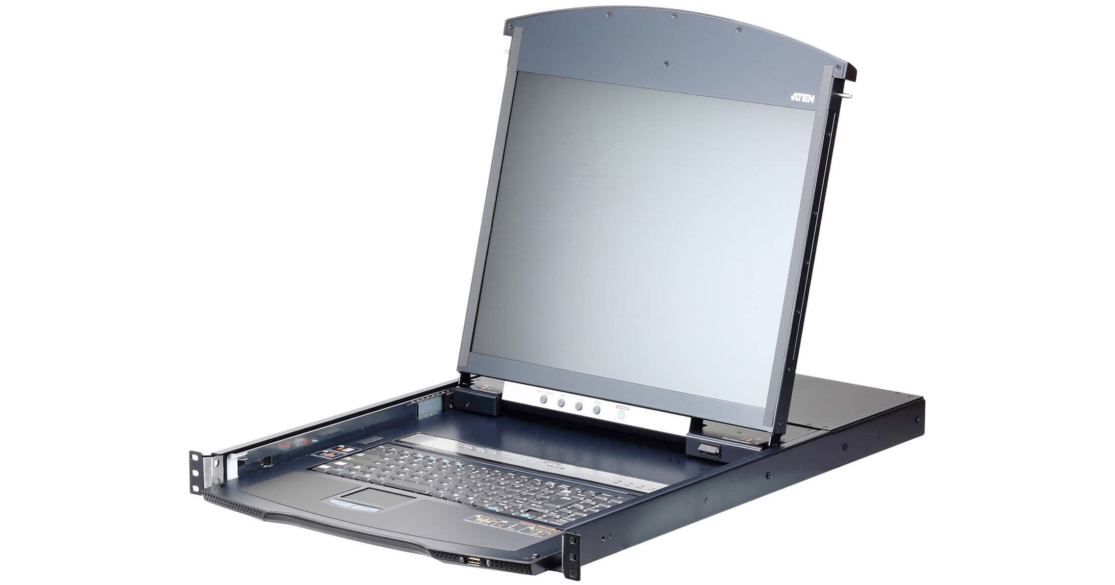 Tripp Lite NetDirector 8-Port 1 RU Rackmount Console KVM Switch with LCD Display