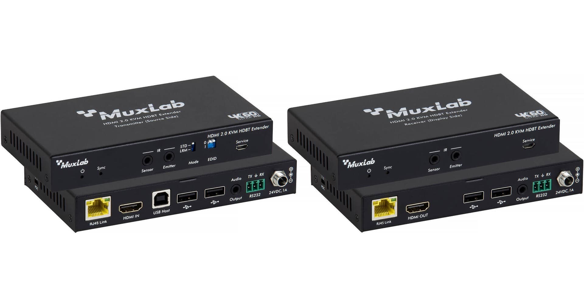 MuxLab HDMI 2.0 KVM HDBT Extender Kit