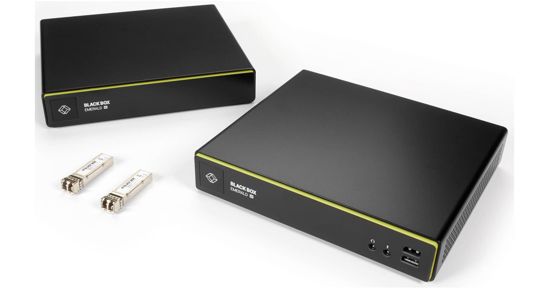 Black Box Emerald 4K DisplayPort IP Single-Head KVM Extender Kit