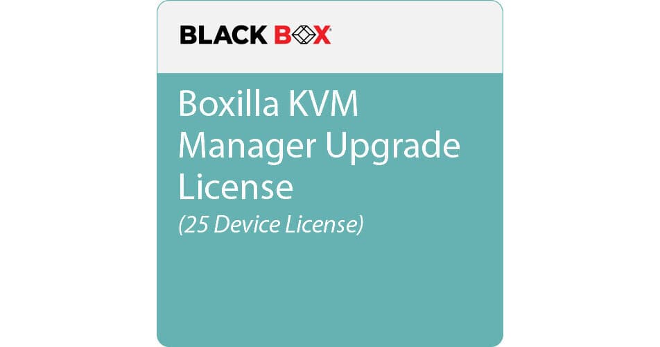 Black Box Boxilla KVM Manager Upgrade License (25 Additional Devices)