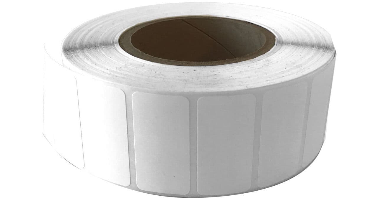 Primera 2 x 1" Rectangle Premium Gloss Paper Roll for LX400/500 (1400 Labels per Roll)