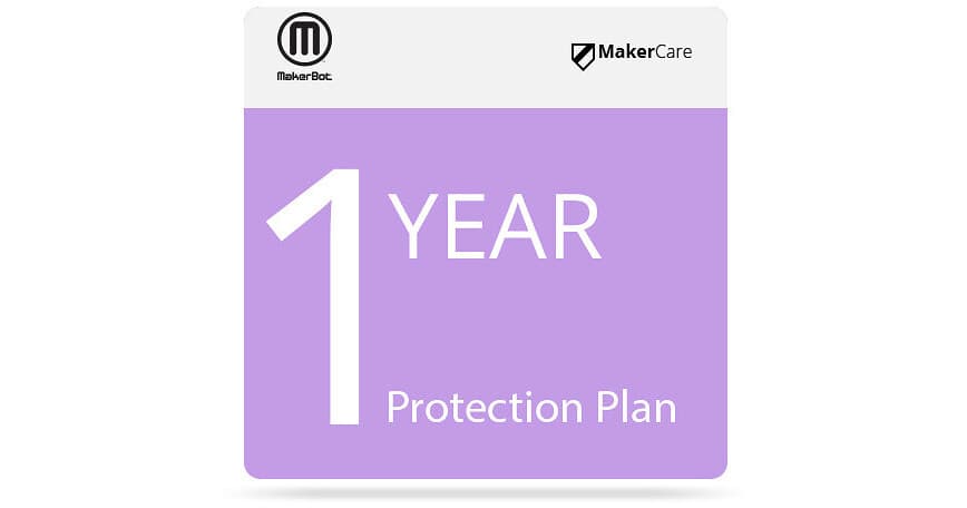 MakerBot MakerCare Preferred Protection Plan for the Replicator Z18 3D Printer (1-Year Renewal)
