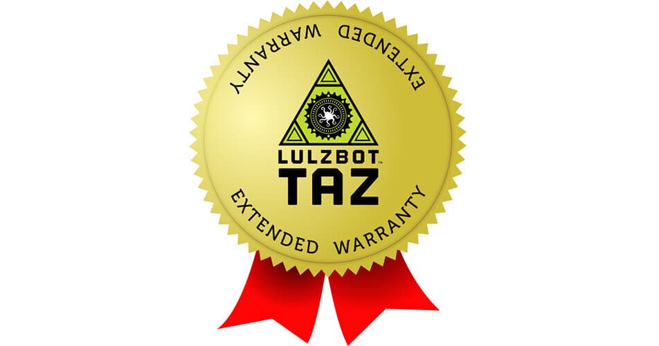 LulzBot 1-Year Extended Warranty for LulzBot TAZ Pro