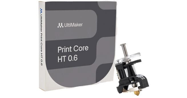 UltiMaker Print Core 3D Printer Nozzle (HT, 0.60mm)