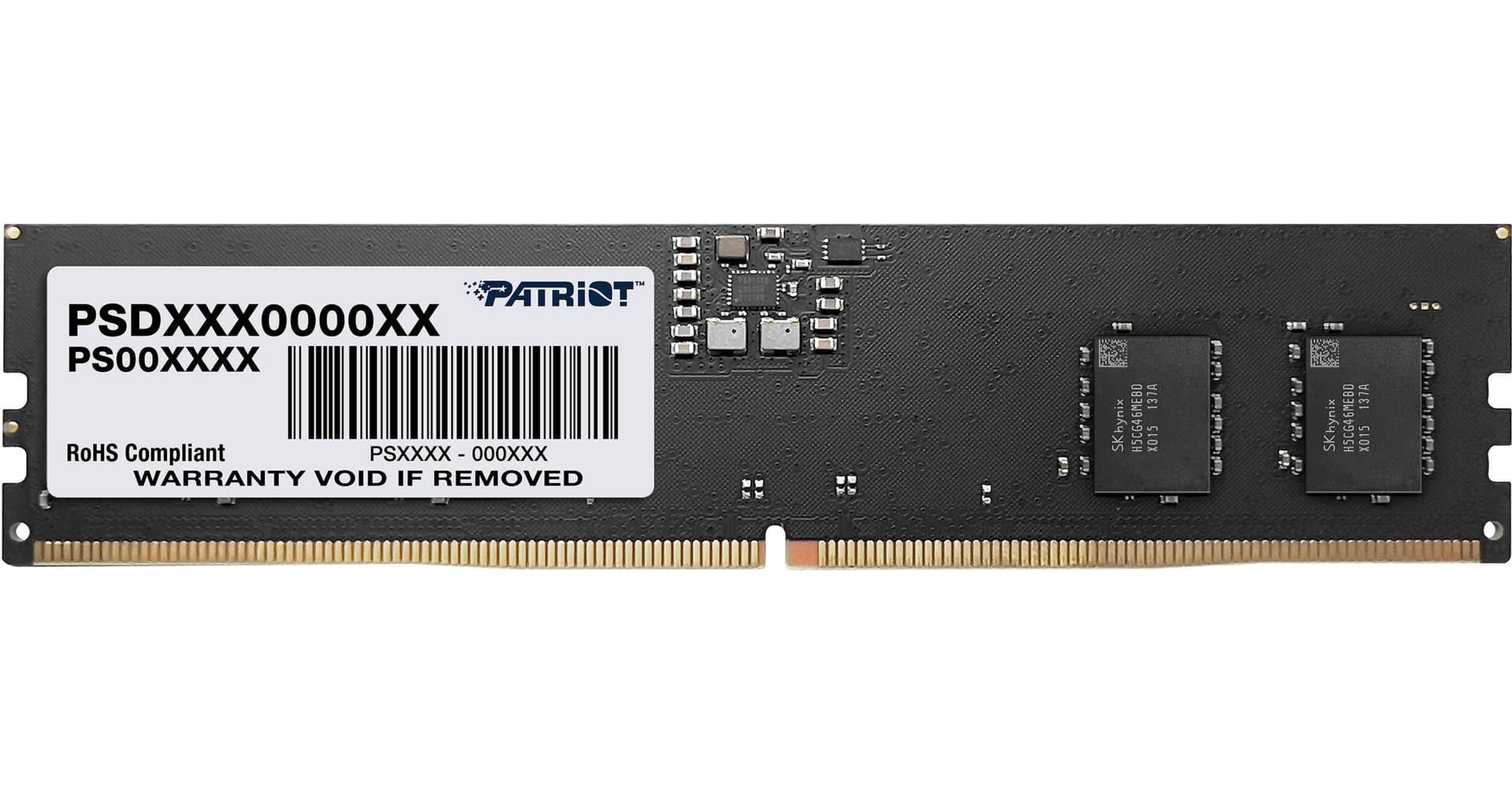 Patriot 16GB Signature Series DDR5 5600 MHz UDIMM RAM Single Module (1 x 16GB)