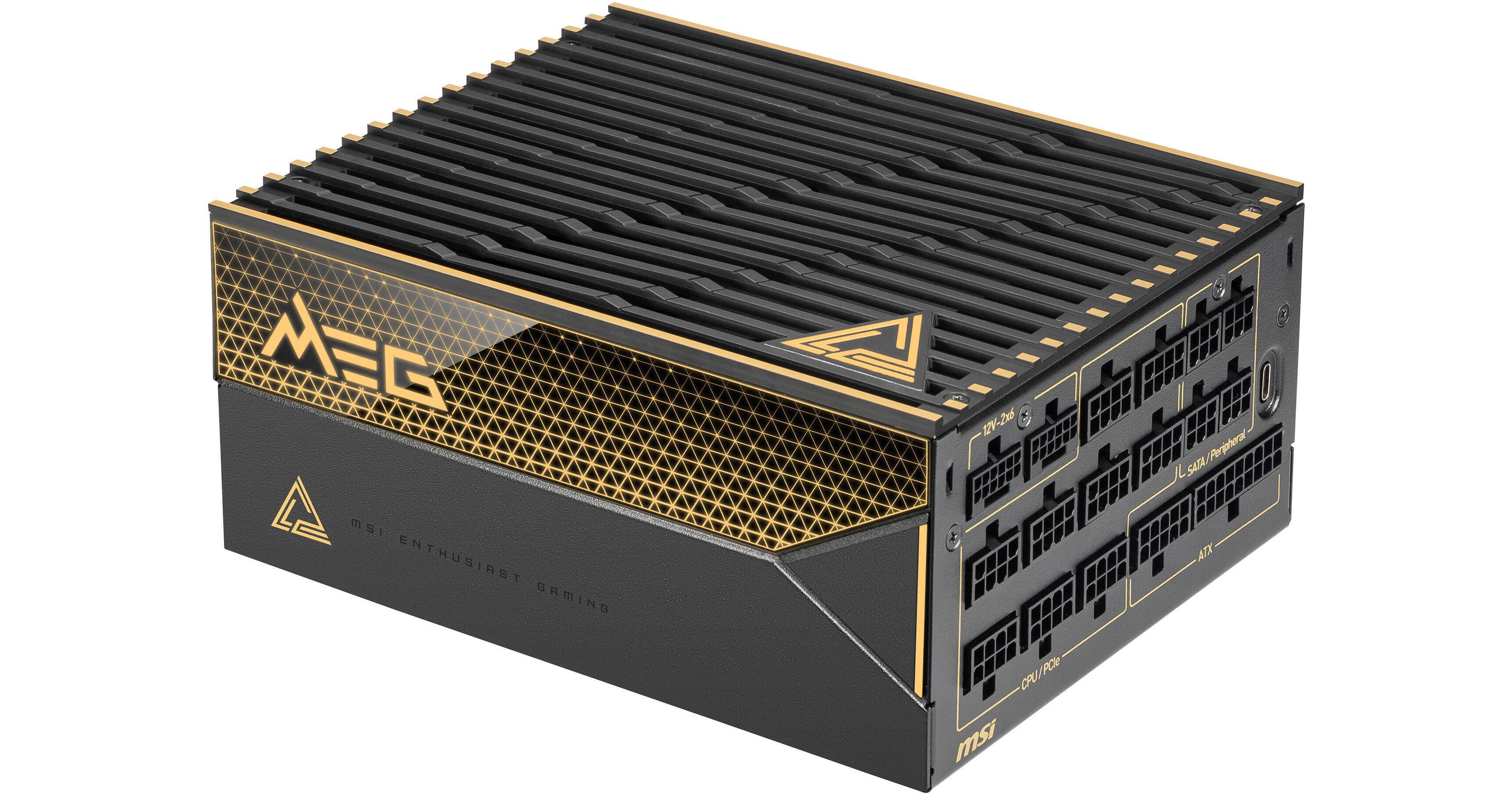 MSI MEG Ai1600T PCIE5 1600W 80 PLUS Titanium Modular Power Supply