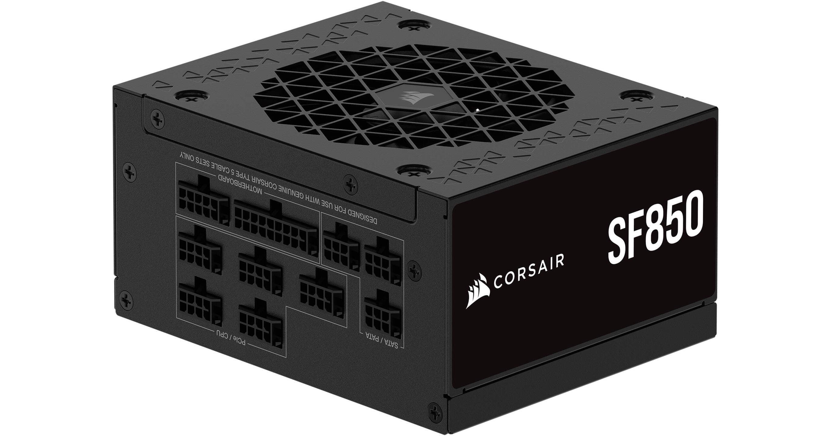 CORSAIR SF850 80 PLUS Platinum Fully Modular 850W SFX Power Supply (Black)