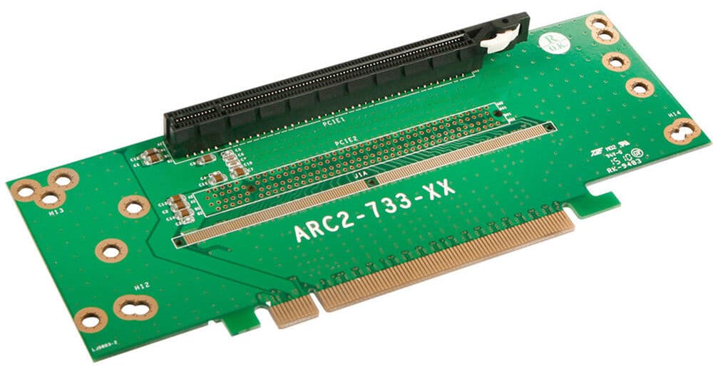 iStarUSA 2RU PCIe x16 to PCIe x16 Riser Card