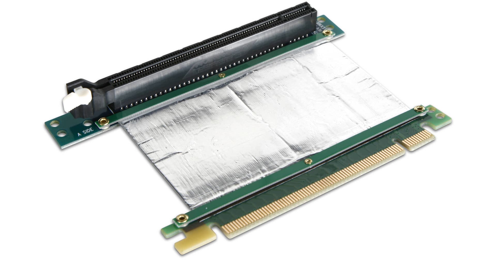 iStarUSA 16 x PCIe to 16 x PCIe Reversed Riser Card with 2" Ribbon Cable