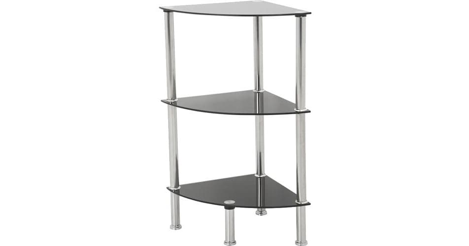 AVF Group Small Three-Tier Corner Shelving Unit
