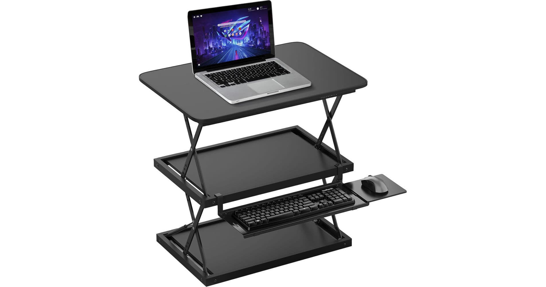 Uncaged Ergonomics CHANGEdesk Height-Adjustable Standing Desk Converter