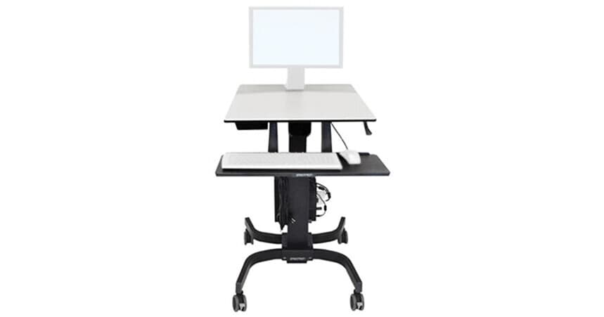 Ergotron WorkFit-C Single LD Sit-Stand Workstation (Black)