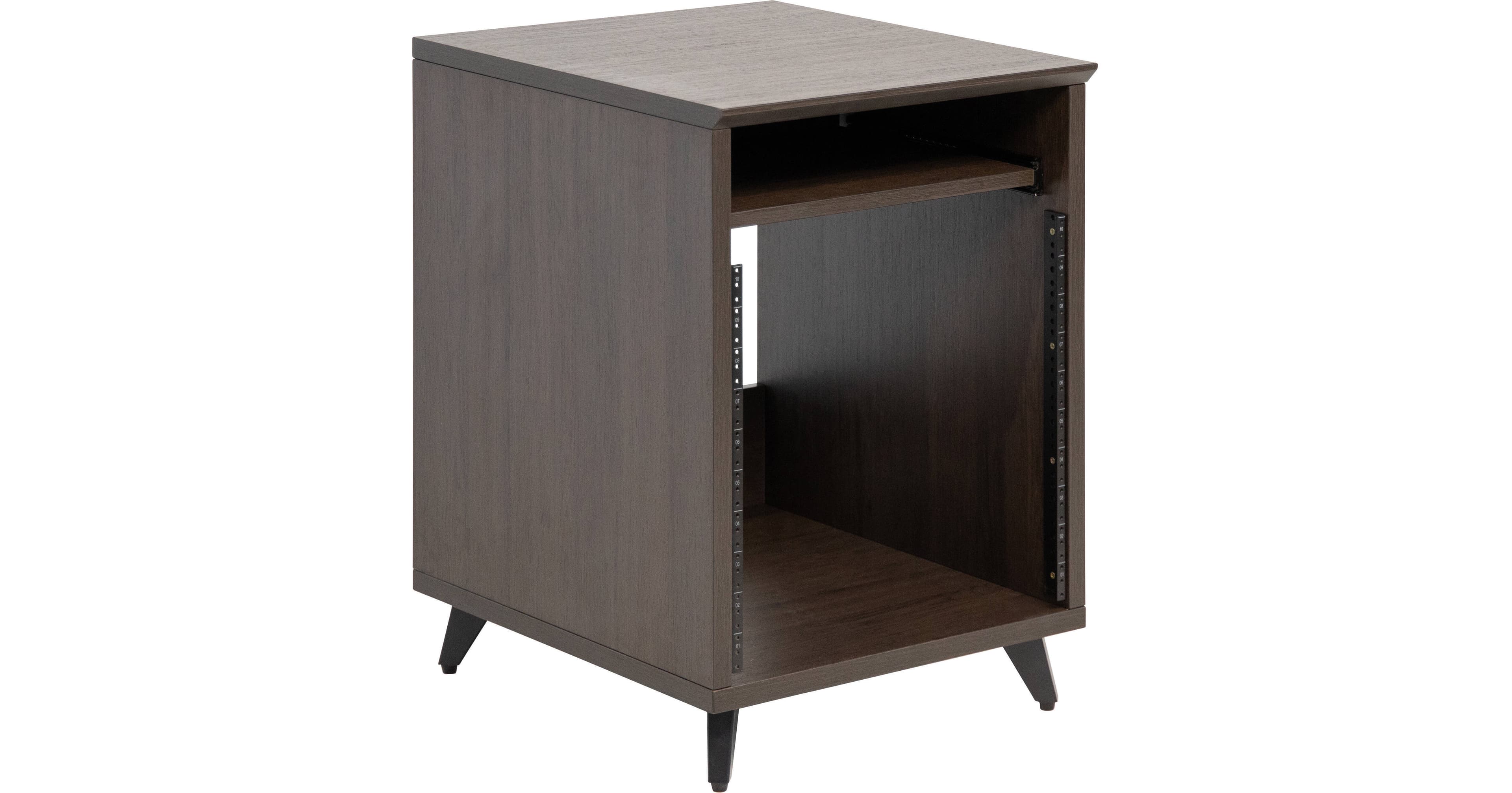 Gator Elite Series 10 RU Studio Rack Table (Dark Walnut Brown)