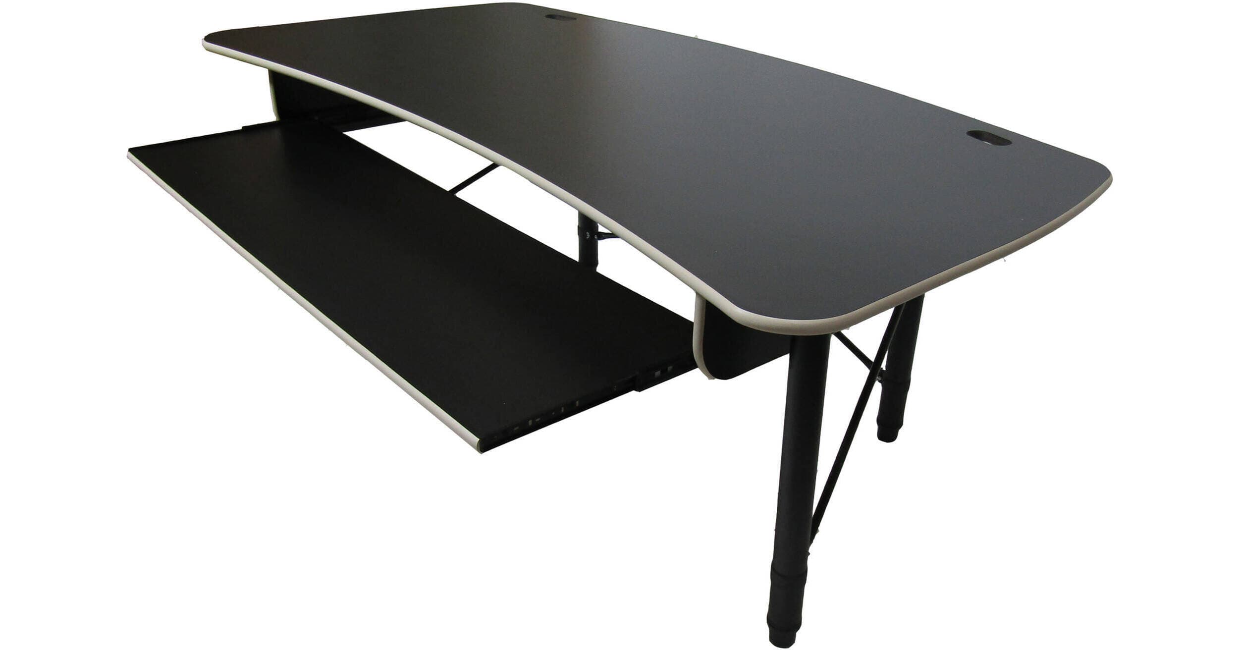 RAB Audio ProRak 88 Audio Desk with Keyboard Tray (Black and Almond Trim)