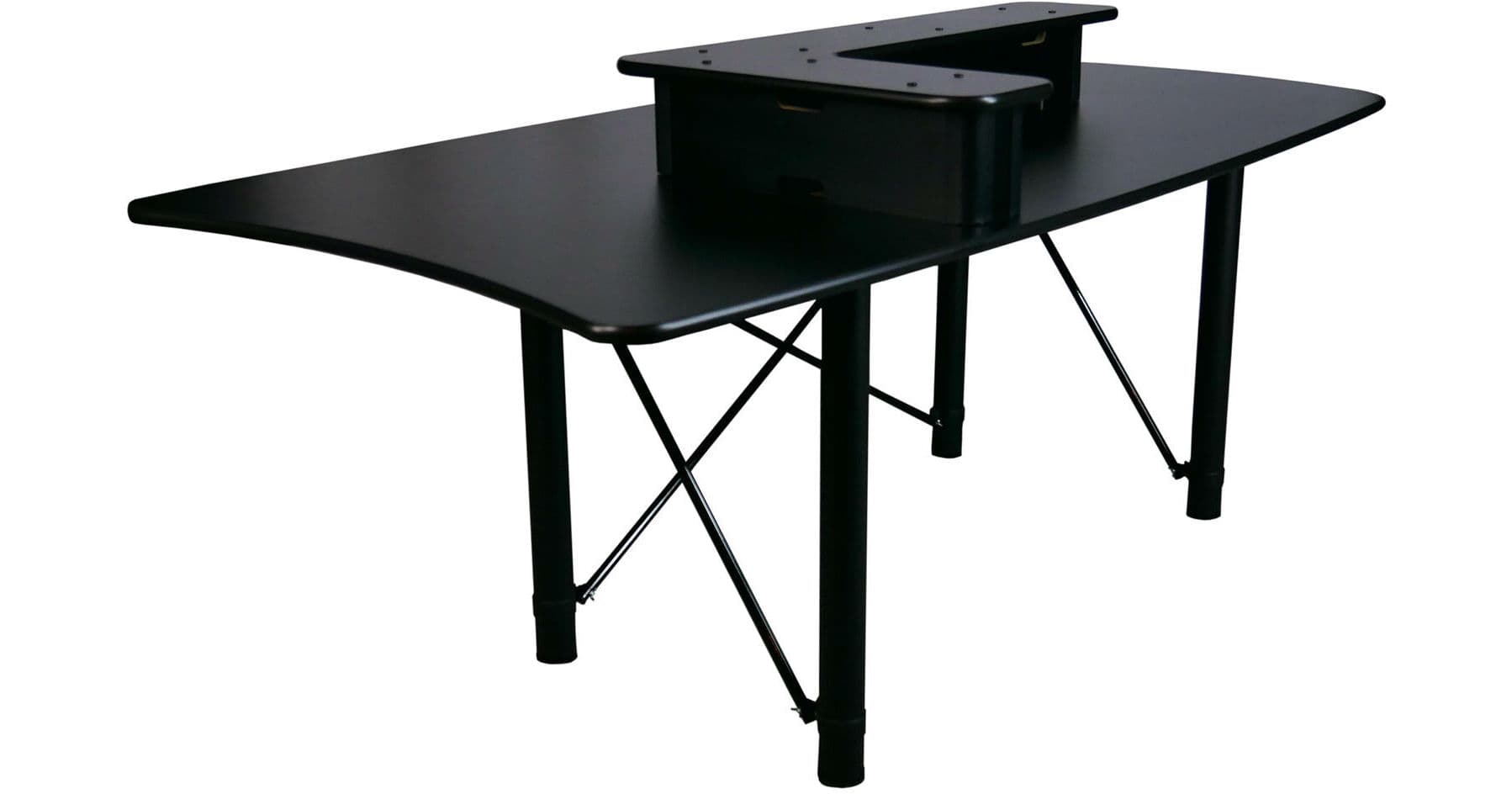 RAB Audio Prokast Five-Seater Podcast Desk with Bridge Shelf