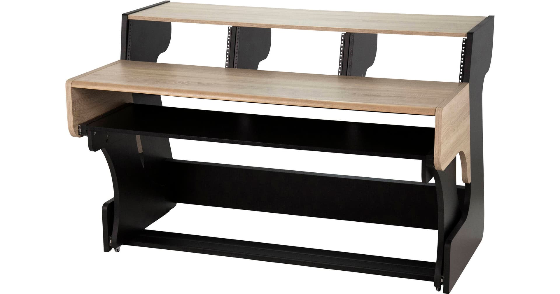Zaor Miza 88 XL Flex Workstation (Oak and Black, 62")