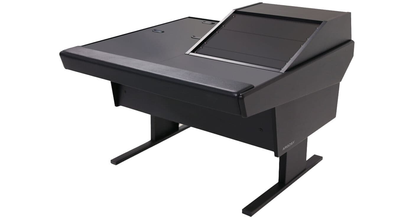 Argosy 50V Audio Workstation (15 RU Front, 3 RU Rear, Black)