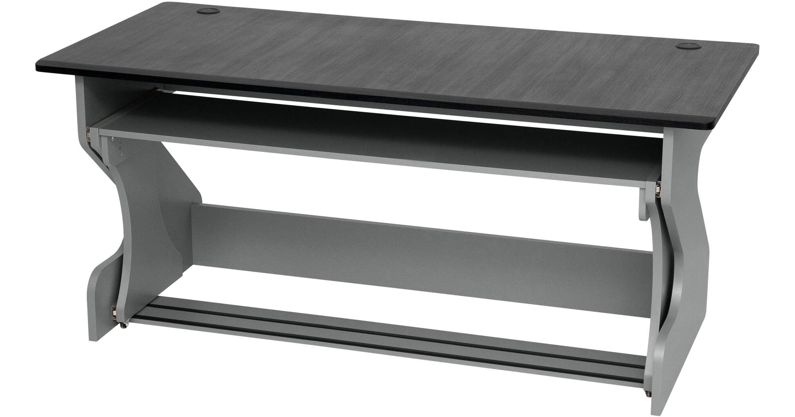 Zaor Miza Z Flex Desk (Wenge and Gray)