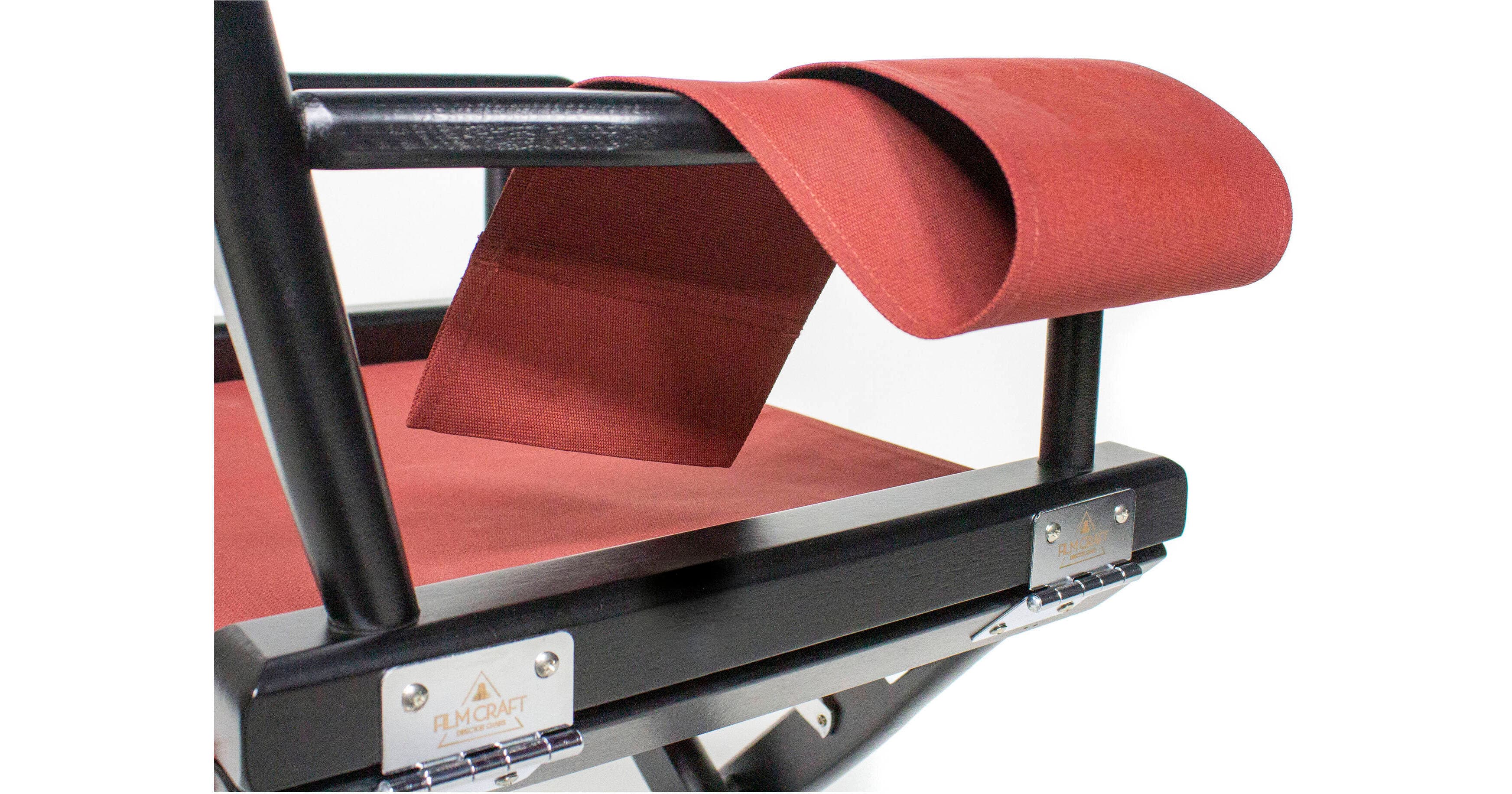 Filmcraft Director's Chair Premium Canvas Set (Burgundy)