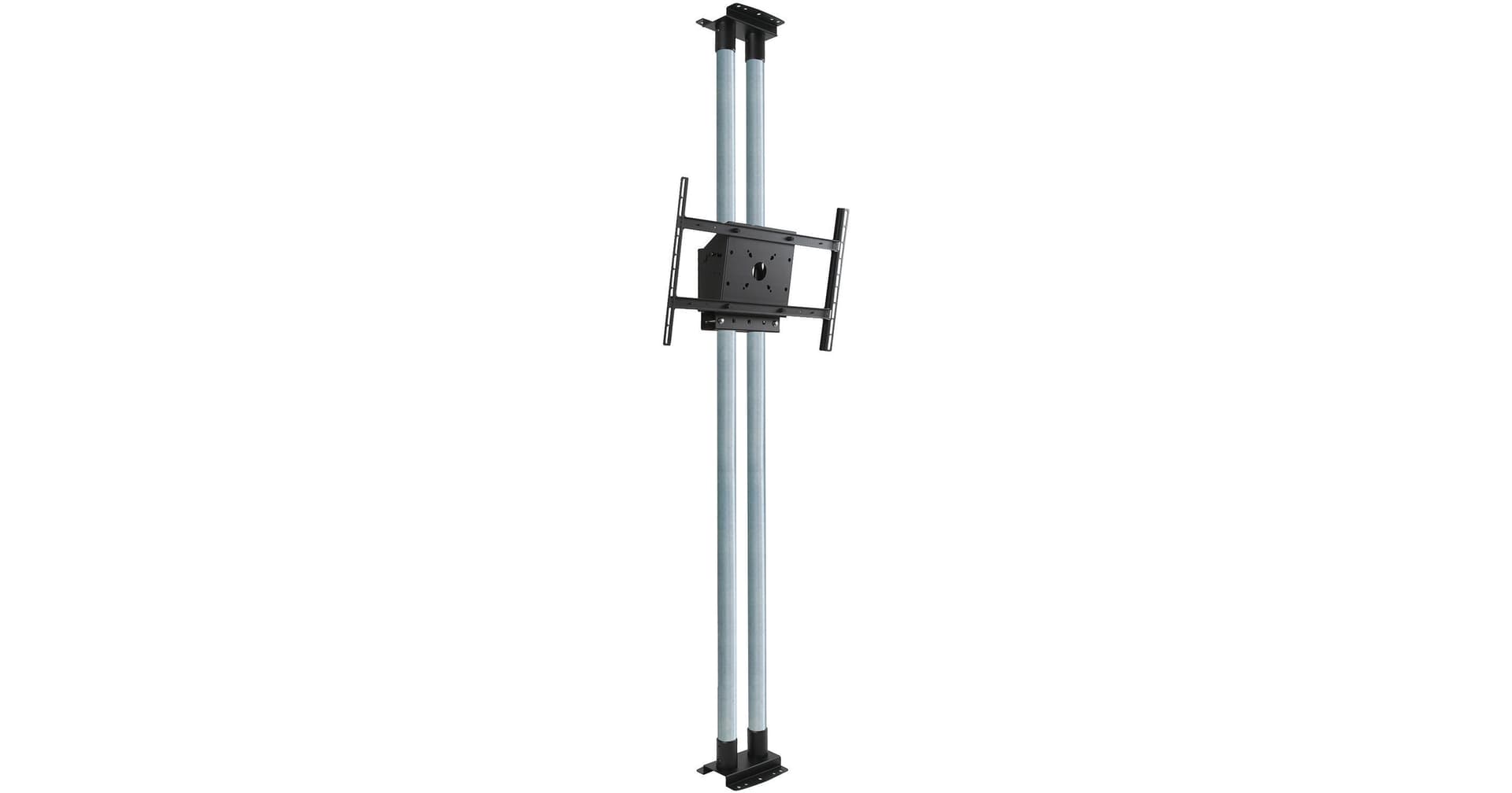 Peerless-AV MOD-FCS2KIT300 Modular Series Dual Pole Floor-to-Ceiling Kit for 46 to 90" Displays (Chrome Poles)