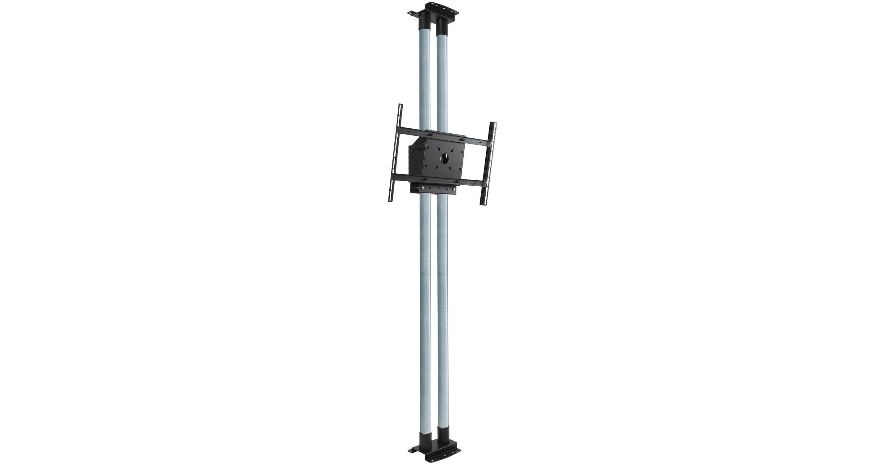 Peerless-AV MOD-FCS2KIT300 Modular Series Dual Pole Floor-to-Ceiling Kit for 46 to 90" Displays (Chrome Poles)