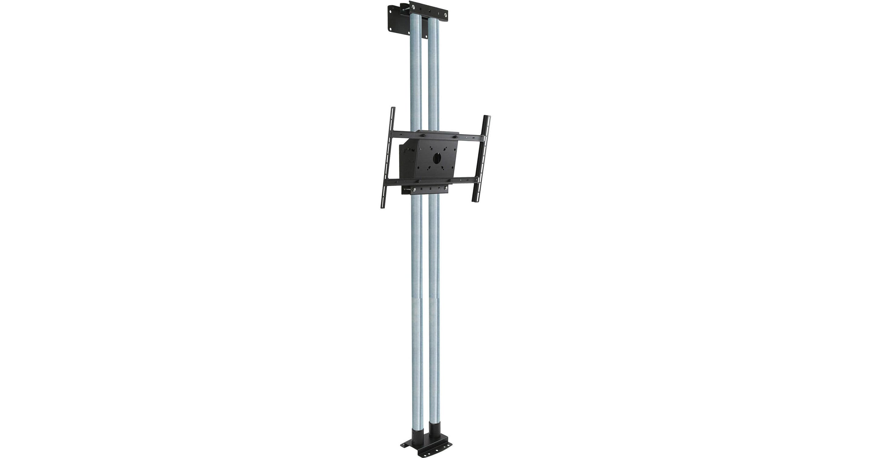 Peerless-AV MOD-FW2KIT300 Modular Series Dual Pole Floor-to-Wall Kit for 46 to 90" Displays (Chrome Poles)