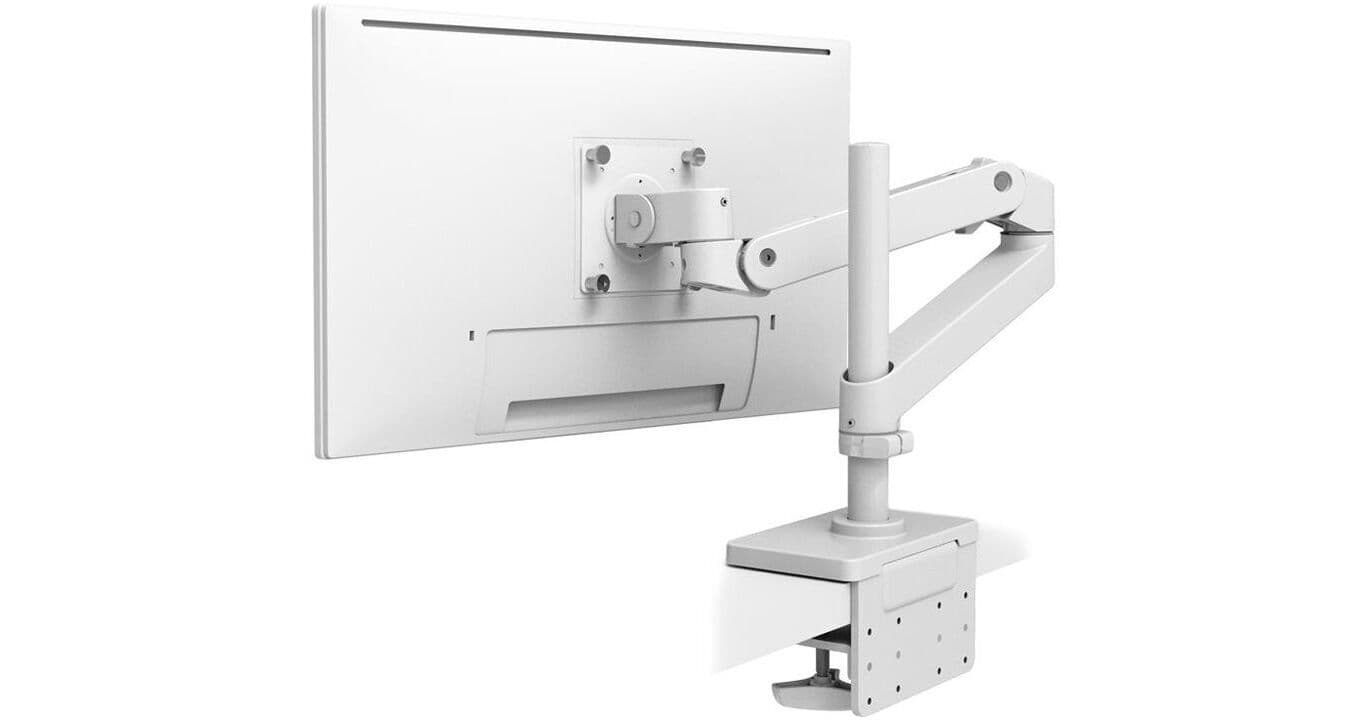 Ergotron LX Pro Desk Arm with Tall Pole (White)