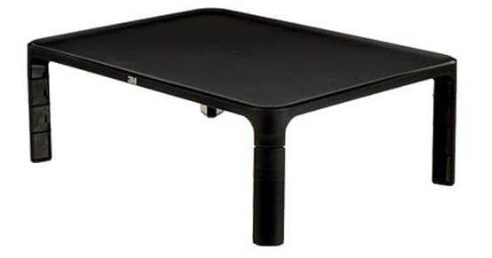 3M Adjustable Monitor Stand (Black)