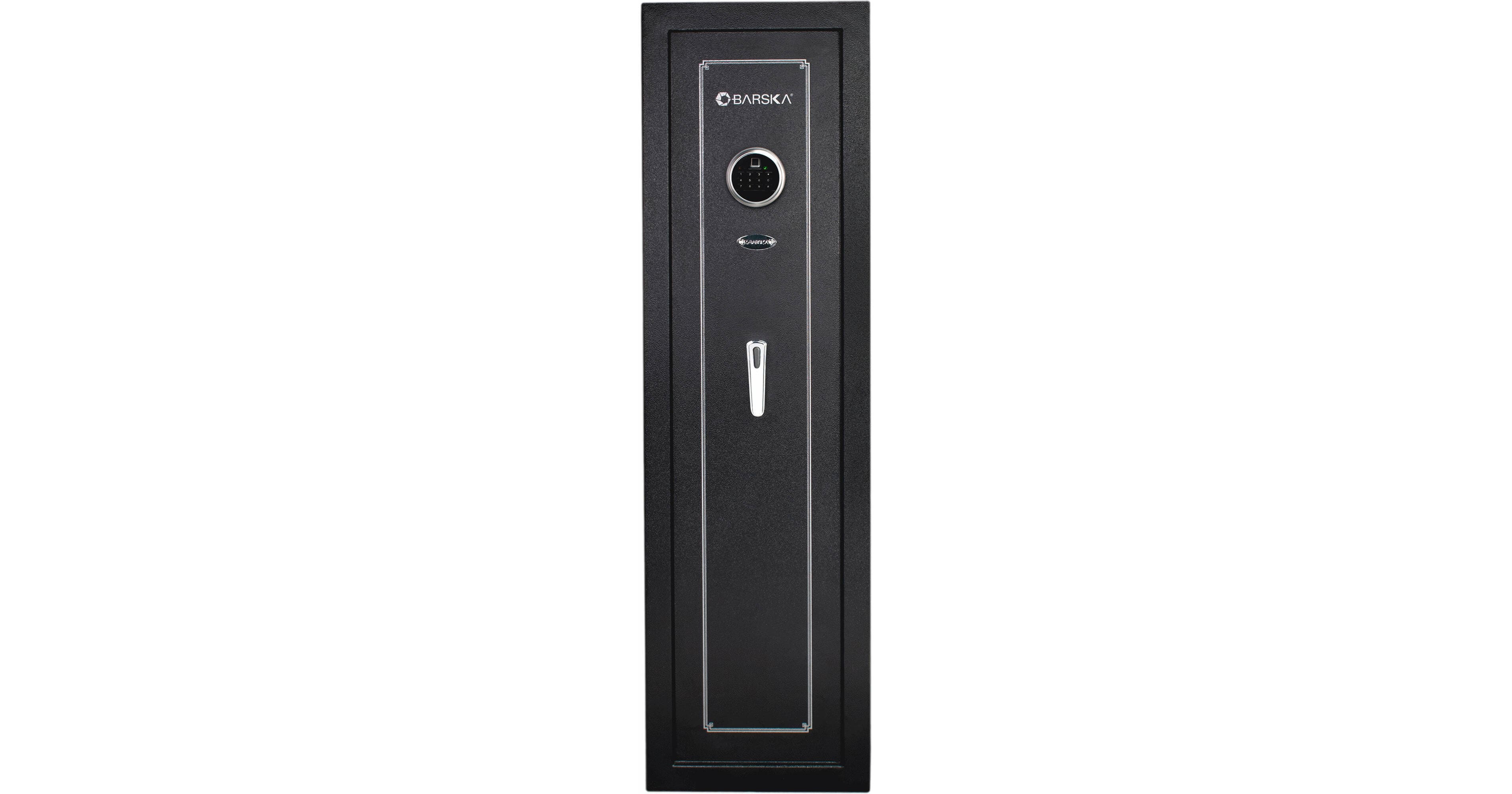 Barska Tall Biometric Keypad Rifle Safe