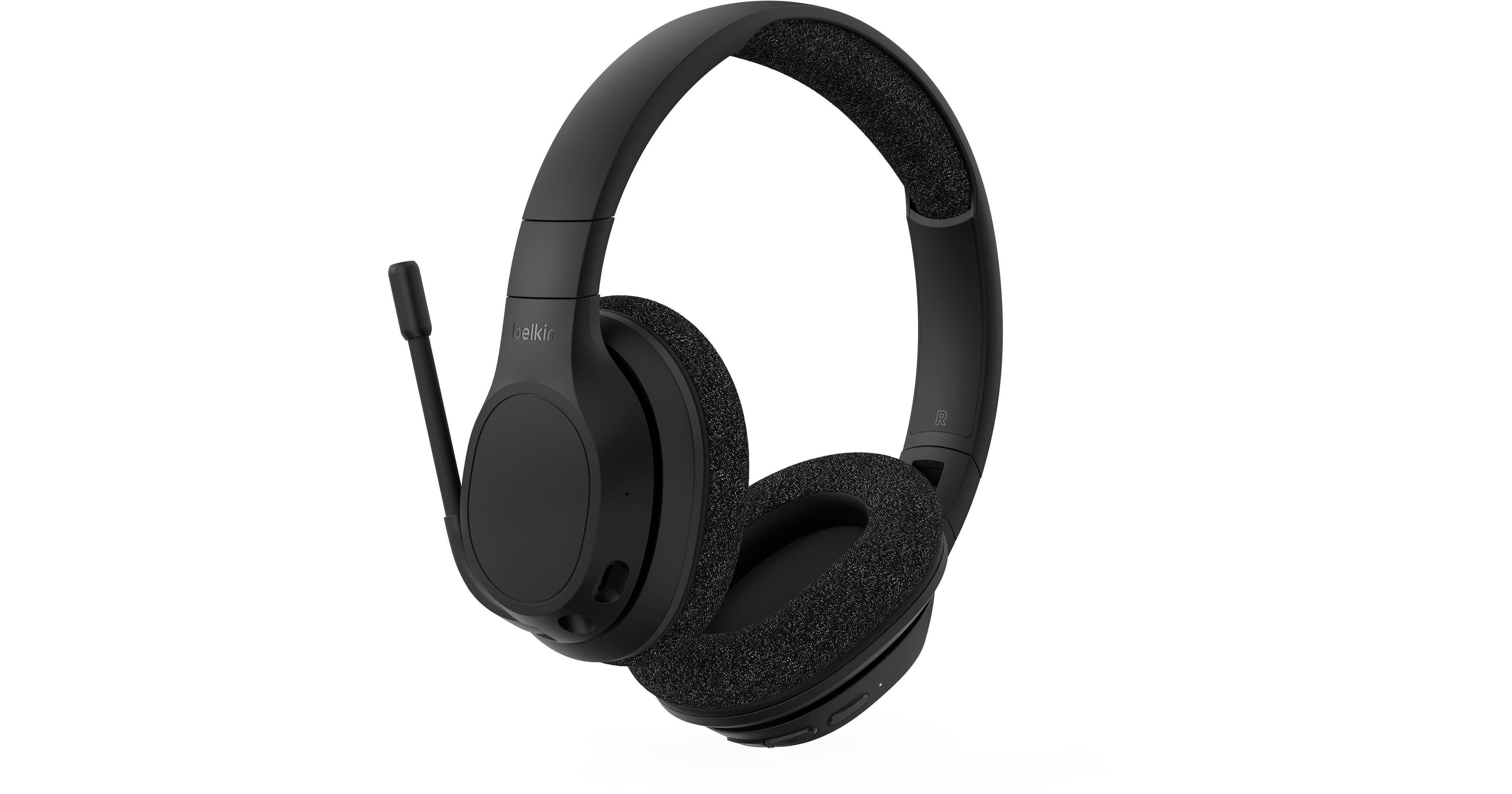 Belkin SoundForm Adapt Wireless Over-Ear Headset (Black)