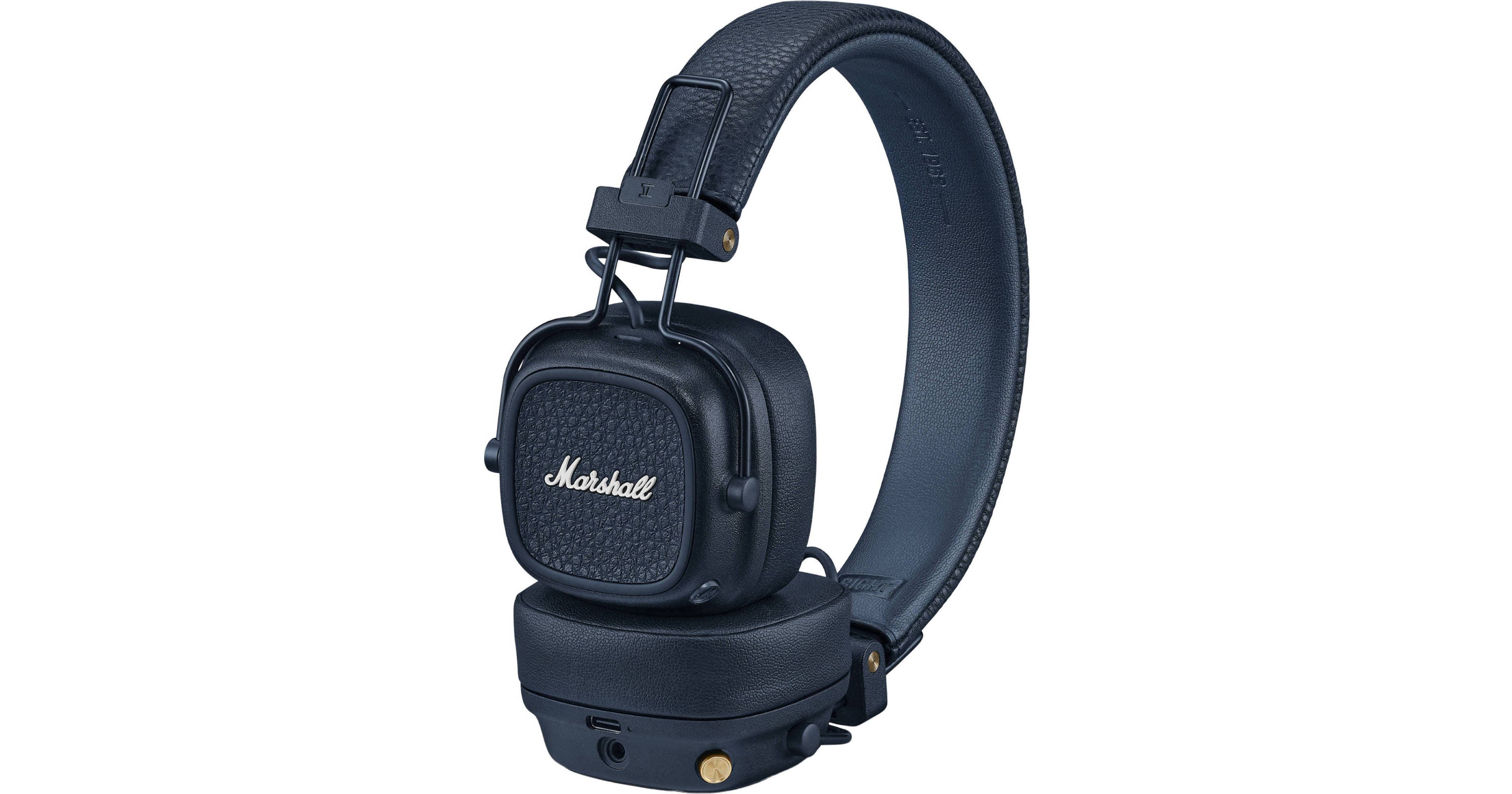 Marshall Major V On-Ear Wireless Bluetooth Headphones (Midnight Blue)