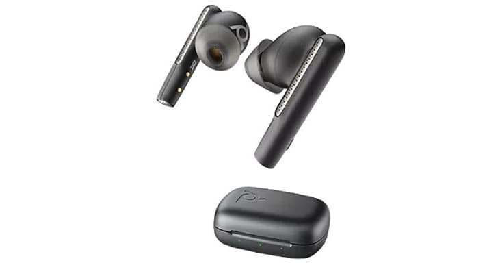 Poly Voyager Free 60 UC Wireless Earbuds (USB-A, Carbon Black)