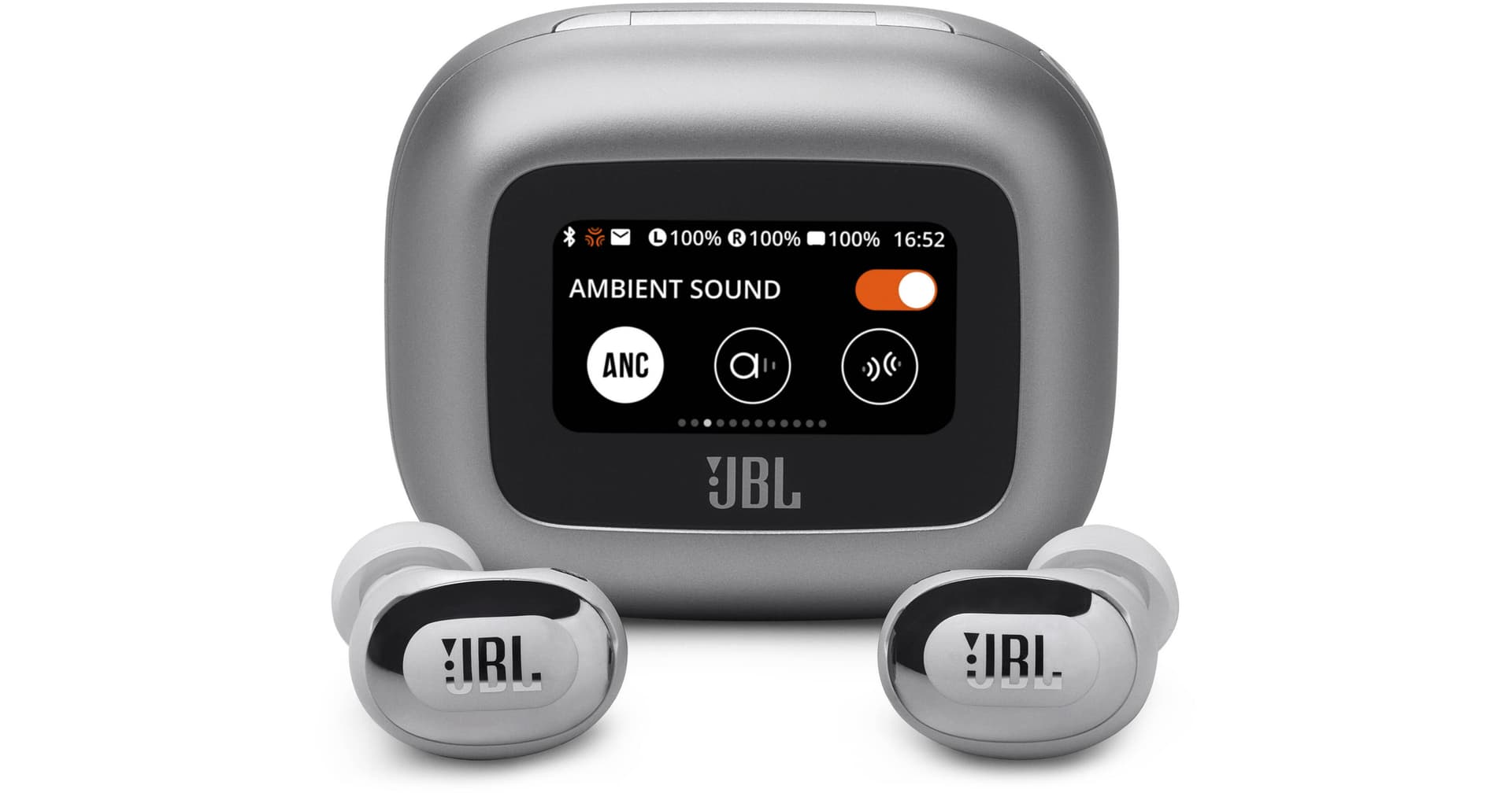 JBL Live Buds 3 True Wireless Noise-Canceling Earbuds (Silver)