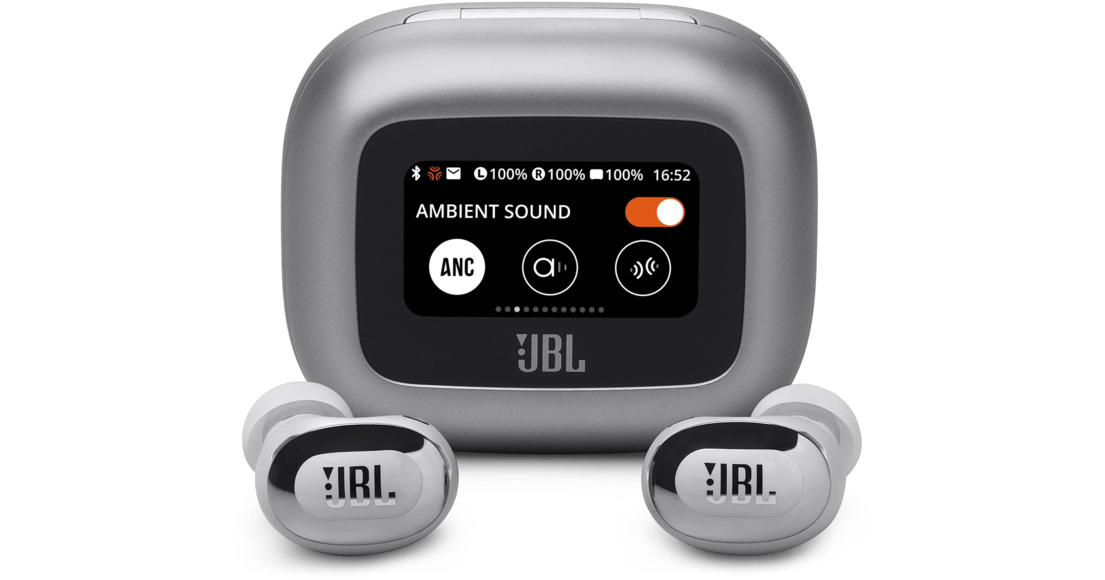 JBL Live Buds 3 True Wireless Noise-Canceling Earbuds (Silver)