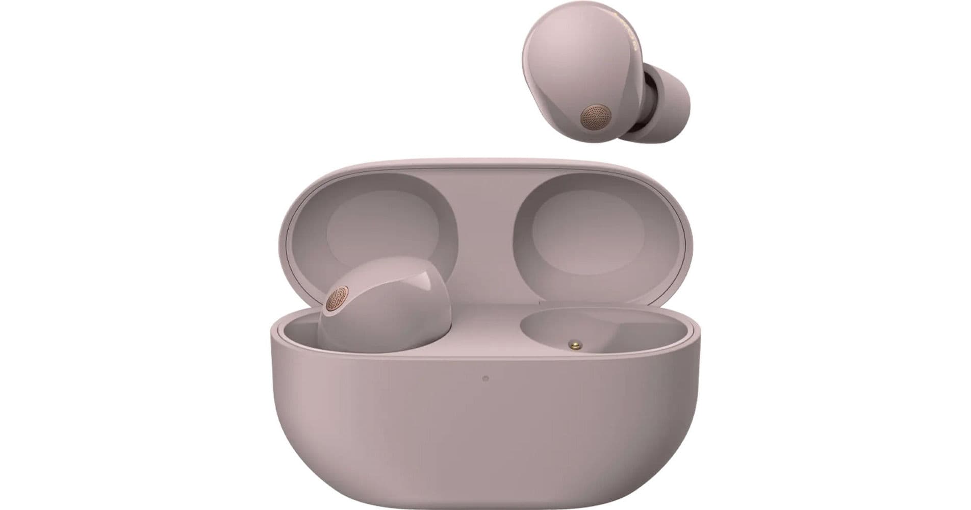 Sony WF-1000XM5 True Wireless Noise-Canceling In-Ear Headphones (Smoky Pink)