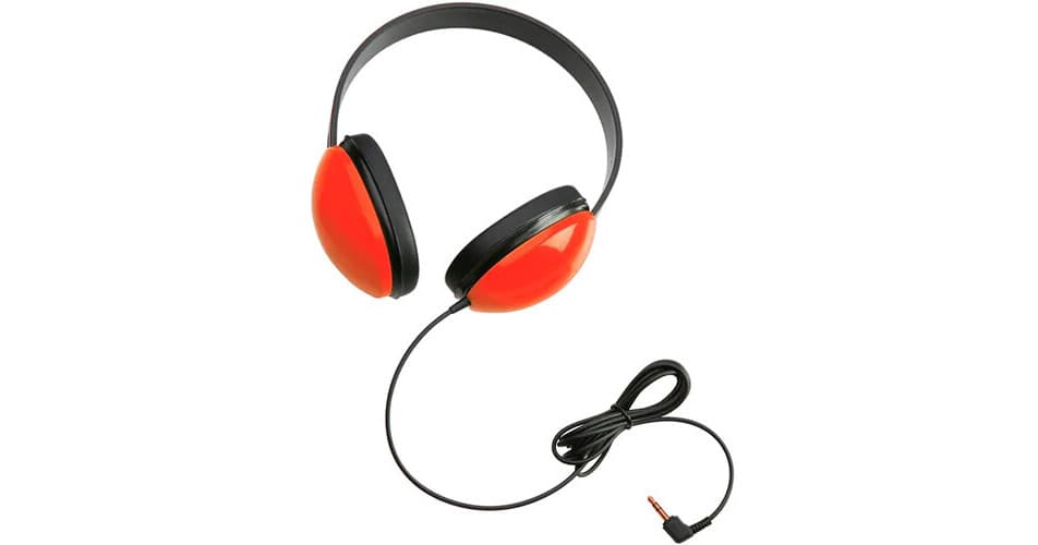 Califone 2800-RD CT Listening First Over-Ear Headphones for Students (Red)