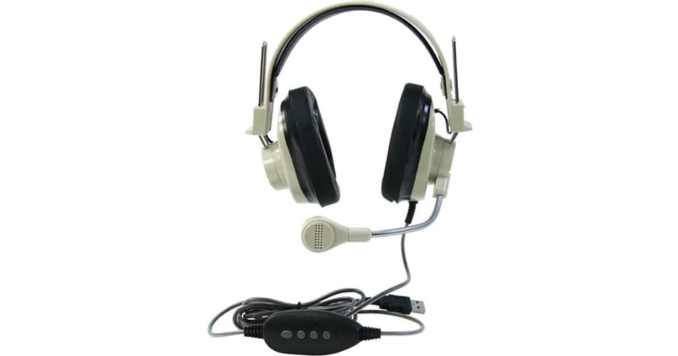 Califone 3066-USB CT Deluxe Stereo Over-Ear USB Headset for Children