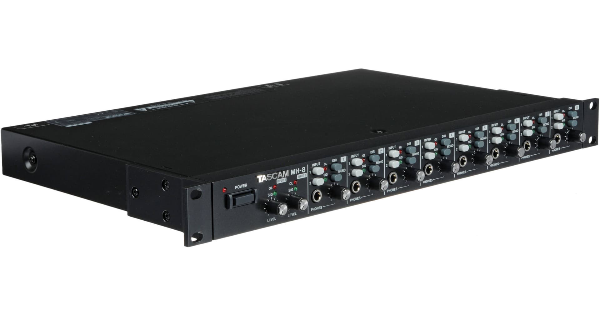 TASCAM MH-8 8-Channel Headphone Amplifier
